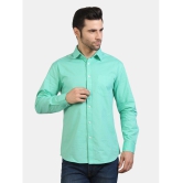 Life Roads - Turquoise Cotton Slim Fit Men's Casual Shirt ( Pack of 1 ) - None