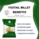 SWASTH Millets Unpolished and Natural Millet Combo Pack of 3 - 1Kg Each (, Browntop, Foxtail,Kodo Millets)