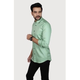 Springberry - 100% Cotton Slim Fit Sea Green Men's Casual Shirt ( Pack of 1 ) - None