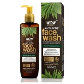 WOW Skin Science Anti Acne Face Wash - For Controlling Acne, Blackheads & Spots - No Parabens, Sulphate, Silicones & Color - 200mL