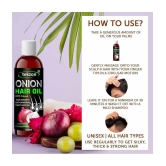 Dravida Organics Onion Black Seed Hair Oil - WITH COMB harbal oil 100 mL Pack of 2