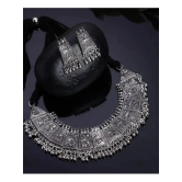 Samridhi DC Silver Alloy Necklace Set ( Pack of 1 ) - Silver