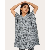 Ethnic Set kaftan & Bottom set And Like Kaftan dress-Grey / 6 - 7 Years