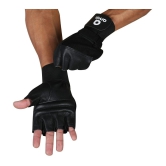 Aivin ELITE Unisex Microfiber Gym Gloves For Advanced Fitness Training and Workout With Half-Finger Length - One Size