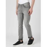 UrbanMark Men Slim Fit Mild Wash Grey Stretchable Jeans - None