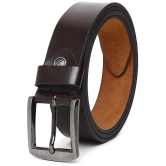 samtroh - Brown Leather Mens Casual Belt ( Pack of 1 ) - None