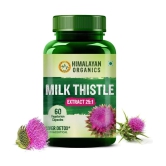 Himalayan Organics Milk Thistle Extract Detox Supplement With 800Mg Of Silybum Marianum 60 Veg Caps