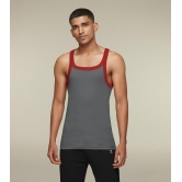 Pace Square Neck Vest Ribbon Grey M