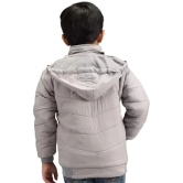 PPTHEFASHIONHUB - Gray Polyester Boys Quilted & Bomber Jacket ( Pack of 1 ) - None