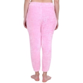 PPTHEFASHIONHUB - Pink Woollen Regular Womens Joggers ( Pack of 1 ) - None