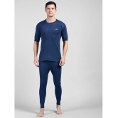 Lux Cottswool - Blue Cotton Blend Mens Thermal Sets ( Pack of 1 ) - None