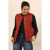 Printed women quilted  jacket-XL