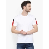 Glito - White Cotton Blend Regular Fit Mens T-Shirt ( Pack of 1 ) - None