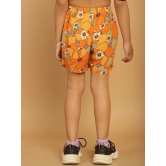 MINI & MING Girls Floral Printed Low-Rise Shorts