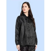 PPTHEFASHIONHUB Long Raincoat - Black - None