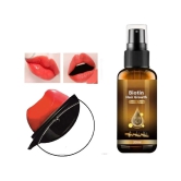 Biotin Hair Growth Spray 30ml & AppleDesign Red Lipstick, Creamy Look for Girls/Women Combo of 2 Items