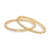 VIVASTRI Gold Bangle ( Pack of 1 ) - None