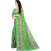 LEELAVATI - Light Green Georgette Saree With Blouse Piece ( Pack of 1 ) - Light Green