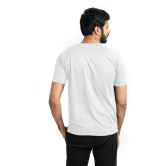 Solid Men Round Neck with Cool Rush Technology Men Solid Round Neck Polyester White T-Shirt