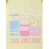 PLUM TREE Yellow 100% Cotton Girls Top ( Pack of 2 ) - None