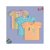 MINI KLUB Pack of 3 Baby Girls Cotton Top ( Multi ) - None