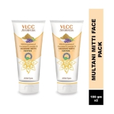 VLCC Ayurveda Multani Mitti Face Pack 100 g (Pack of 2)