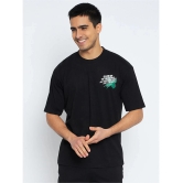 Wild West Cotton Blend Regular Fit Printed Half Sleeves Mens T-Shirt - Black ( Pack of 1 ) - None