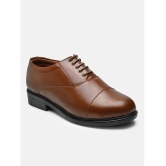 Action - Tan Mens Oxford Formal Shoes - None