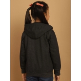 MINI & MING Girls Solid Hooded Sweatshirt