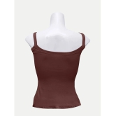 Radprix Cotton Camisoles - Brown Single - None