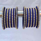 Stylish Alloy Women & Girl's Bagdi Thread Golden Moti Bangles | Golden Bangles | Alloy Bangles | Bagdi Thread Bangles | Fashion Bangles