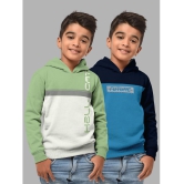 HELLCAT - Multi Color Cotton Blend Boys Sweatshirt ( Pack of 2 ) - None