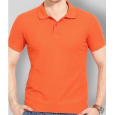 SKYRISE - Orange Cotton Blend Slim Fit Men's Polo T Shirt ( Pack of 1 ) - None