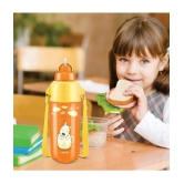 Milton - Kool Trendy 500 Orange School Water Bottle 490 mL ( Set of 1 ) - Orange