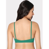 IN CARE LINGERIE - Green Cotton Non Padded Women's T-Shirt Bra ( Pack of 1 ) - None