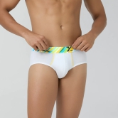 Dynamo Modal Briefs White Splash XXL