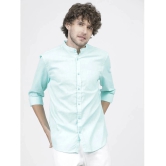 Ketch 100% Cotton Slim Fit Solids Full Sleeves Mens Casual Shirt - Teal ( Pack of 1 ) - None