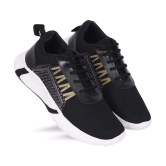 Port Mens Black Running Shoes - None