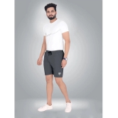 Septem Dark Grey Polyester Mens Gym Shorts ( Pack of 2 ) - None