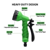 7 Function Highpressure Water Gun for Car and Bike and Gardening Cleaning (Water Pressure Depends On Tap Water Flow)