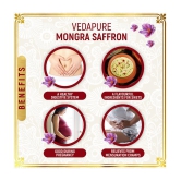 Vedapure Mongra Saffron/Kesar/Zafran/Keshar/Jafran Premium AAA Grade for Pregnant Women, Babies, Beauty, Cooking- 1gm (Pack of 1)