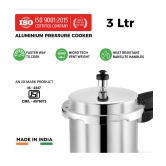 Srushti Gold is now Leoron 3 L Aluminium OuterLid Pressure Cooker Gas Stovetop Compatible