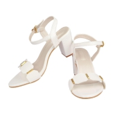 Shoetopia - White Women''s Sandal Heels - None