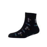 Men Pack Of 2 Patterned Cotton Ankle Length Socks