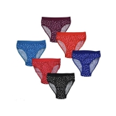 ICONIC ME Multicolor Cotton Printed Womens Briefs ( Pack of 6 ) - None