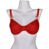 Radprix Pack of 1 Cotton Lightly Padded Womens Everyday Bra ( Red ) WWUKB401266 - None