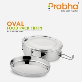 Stainless Steel Oval Food Pack Lunch Box-No. 3