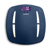 Healthgenie Digital Body Composition Monitor Weighing Scale, Strong & Best ABS B Weighing Scale HB-331 (Royal Blue)