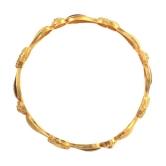 Jewar Mandi - Gold Bangle Set ( Pack of 1 ) - None