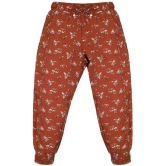 Plum Tree Girls Flower Print Rayon Pant  ( Pack of 2) - None